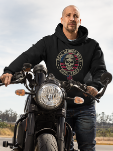 Heroes Wear Dog Tags Skull Hoodie